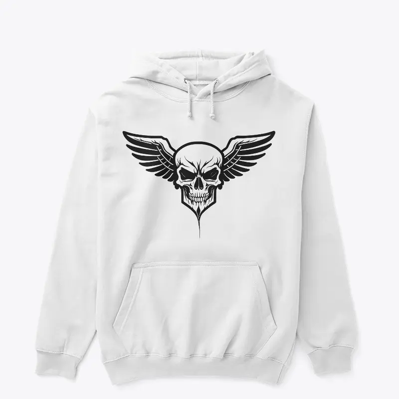 Winged Skull Design