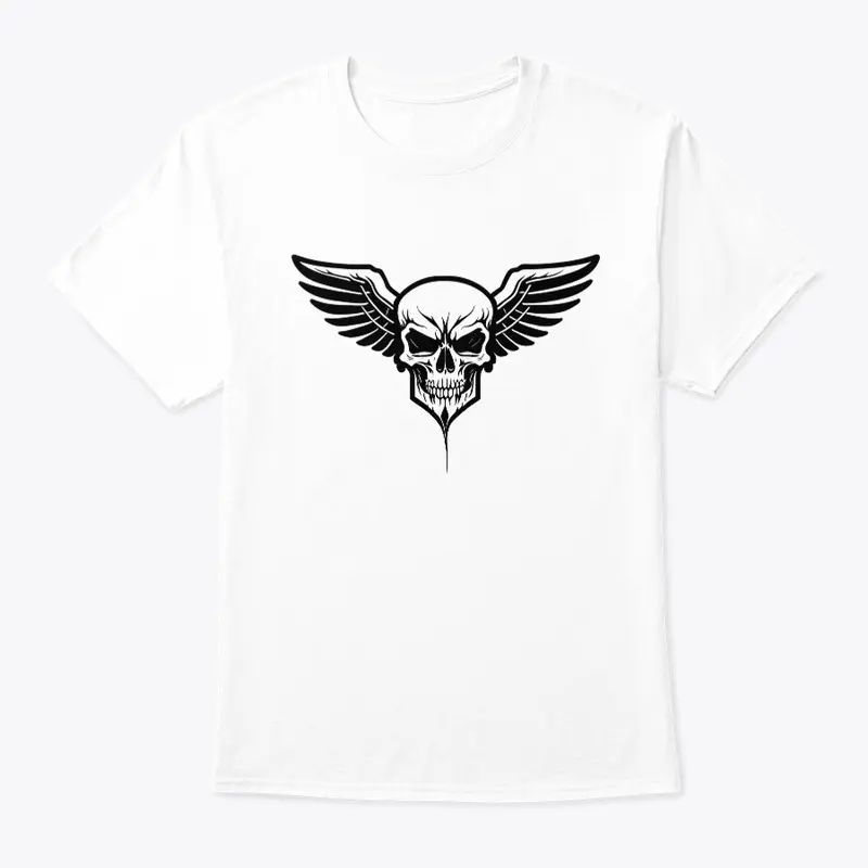 Winged Skull Design