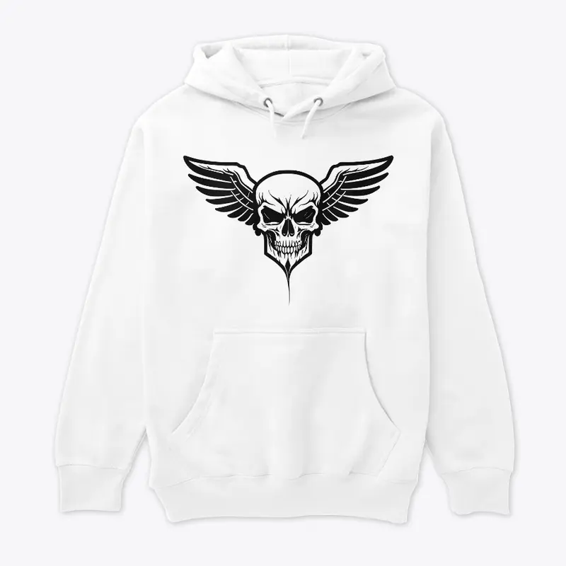 Winged Skull Design