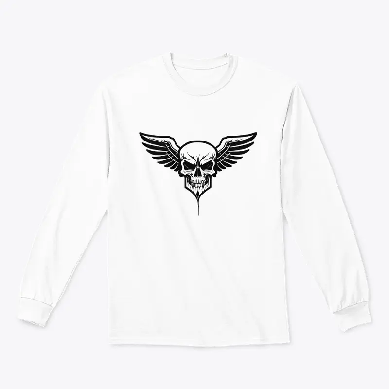 Winged Skull Design